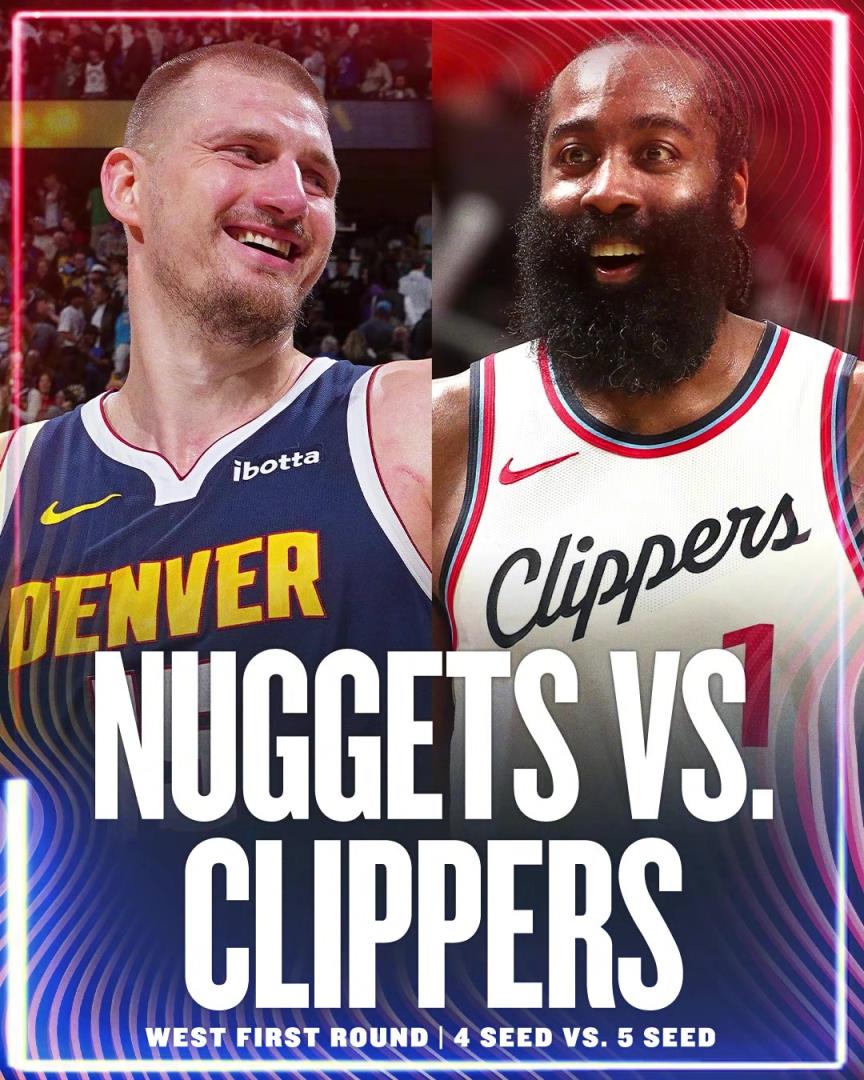 帶隊(duì)的神！哈登率快船鎖定西部第5，生涯從未缺席過季后賽！