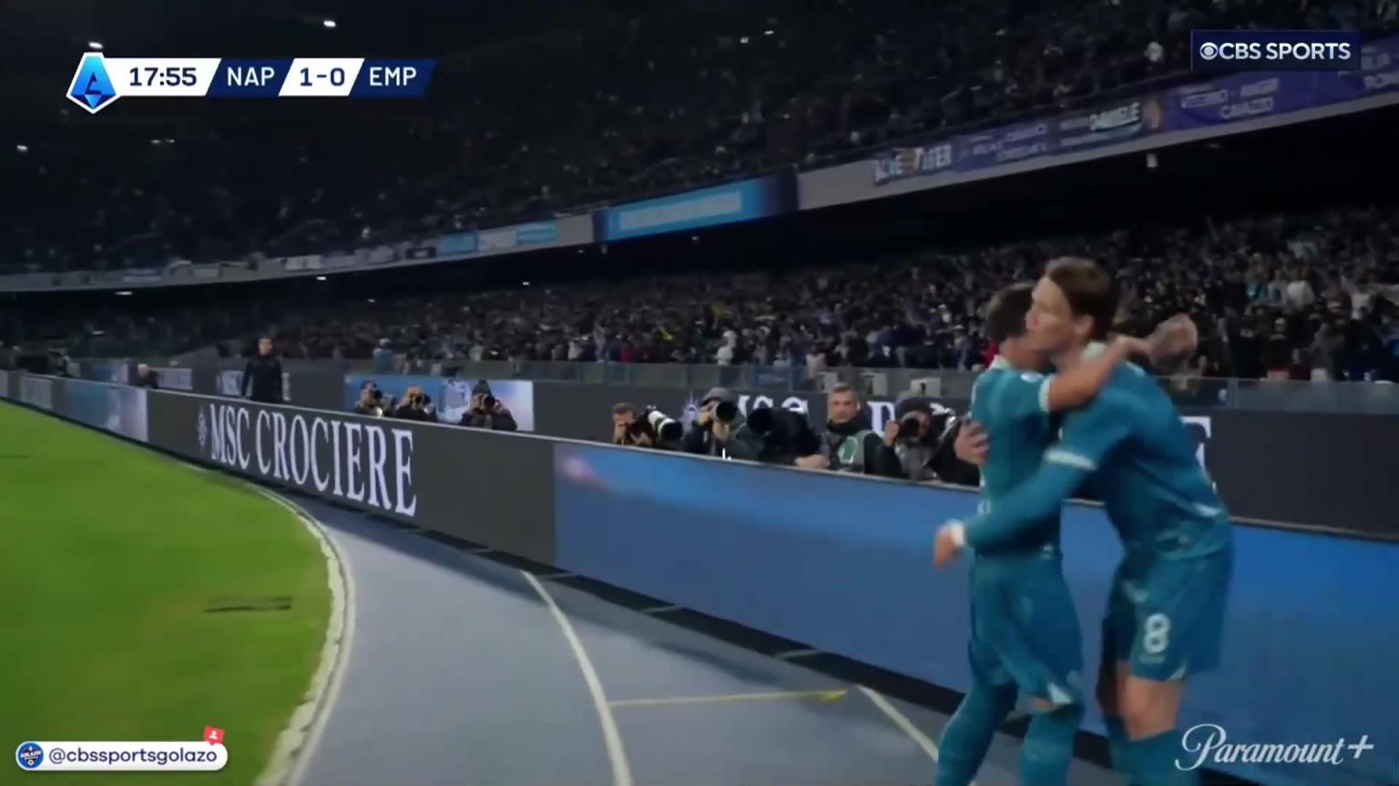 完美進(jìn)球！麥克托米奈中場(chǎng)帶球一條龍外圍勁射破門(mén)！