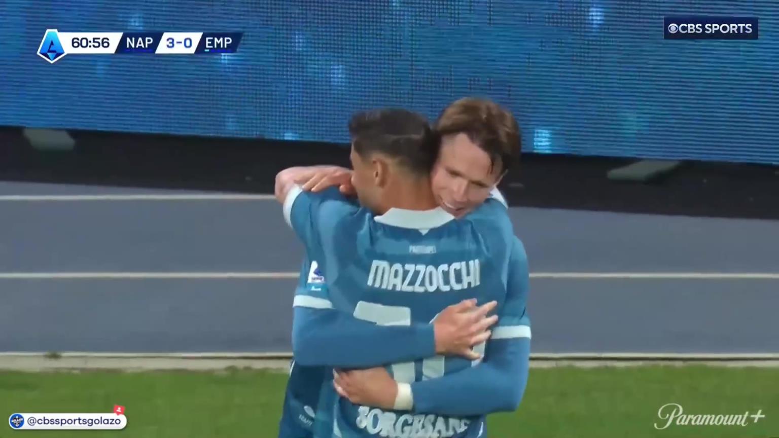 無(wú)敵雙響炮！麥克托米奈甩頭破門(mén)梅開(kāi)二度！盧卡庫(kù)傳中送助攻！