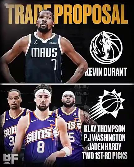 和歐文濃眉組三巨？美媒：獨(dú)行俠可用克萊+PJ+哈迪+倆首輪換KD-